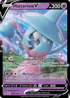Hatterene V - SWSH Black Star Promos - #SWSH055 - Pokemon TCG card