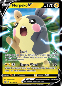 Morpeko V - SWSH Black Star Promos - #SWSH056 - Pokemon TCG card