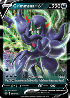 Grimmsnarl V - SWSH Black Star Promos - #SWSH057 - Pokemon TCG card