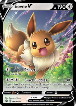Eevee V - SWSH Black Star Promos - #SWSH065 - Pokemon TCG card