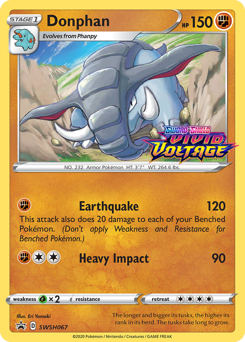 Donphan #SWSH067 Donphan - SWSH Black Star Promos - #SWSH067 - Pokemon TCG card