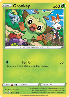 Grookey #SWSH070 Grookey - SWSH Black Star Promos - #SWSH070 - Pokemon TCG card