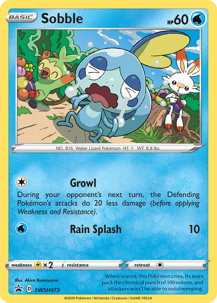 Sobble - SWSH Black Star Promos - #SWSH073 - Pokemon TCG card