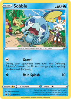 Sobble #SWSH073 Sobble - SWSH Black Star Promos - #SWSH073 - Pokemon TCG card
