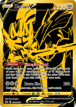 Zacian V - SWSH Black Star Promos - #SWSH076 - Pokemon TCG card