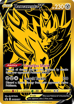 Zamazenta V #SWSH077 Zamazenta V - SWSH Black Star Promos - #SWSH077 - Pokemon TCG card