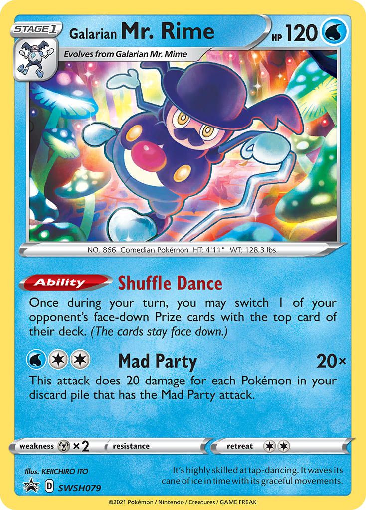Galarian Mr. Rime - SWSH Black Star Promos - #SWSH079 - Pokemon TCG card