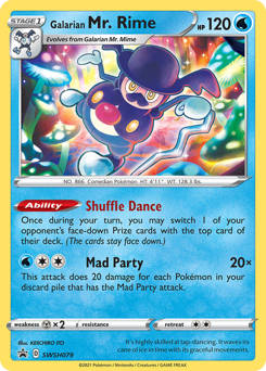 Galarian Mr. Rime #SWSH079 Galarian Mr. Rime - SWSH Black Star Promos - #SWSH079 - Pokemon TCG card