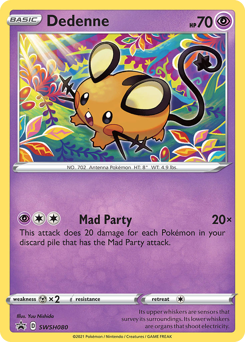 Dedenne #SWSH080 Dedenne - SWSH Black Star Promos - #SWSH080 - Pokemon TCG card