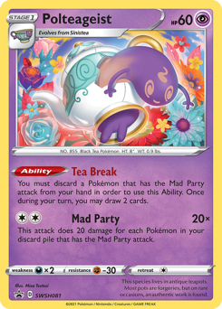 Polteageist #SWSH081 Polteageist - SWSH Black Star Promos - #SWSH081 - Pokemon TCG card