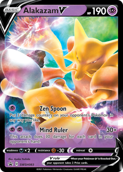 Alakazam V - SWSH Black Star Promos - #SWSH083 - Pokemon TCG card