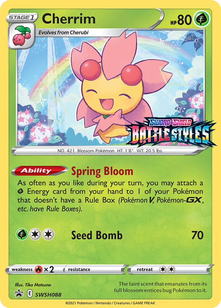 Cherrim - SWSH Black Star Promos - #SWSH088 - Pokemon TCG card