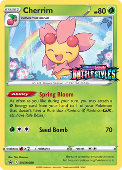 Cherrim #SWSH088 Cherrim - SWSH Black Star Promos - #SWSH088 - Pokemon TCG card