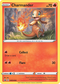 Charmander #SWSH092 Charmander - SWSH Black Star Promos - #SWSH092 - Pokemon TCG card