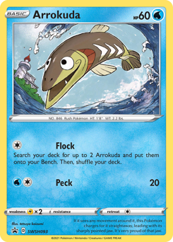 Arrokuda #SWSH093 Arrokuda - SWSH Black Star Promos - #SWSH093 - Pokemon TCG card