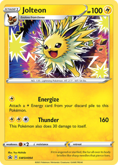Jolteon - SWSH Black Star Promos - #SWSH094 - Pokemon TCG card