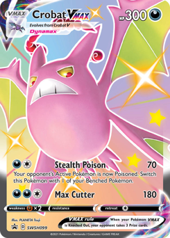 Crobat VMAX #SWSH099 Crobat VMAX - SWSH Black Star Promos - #SWSH099 - Pokemon TCG card