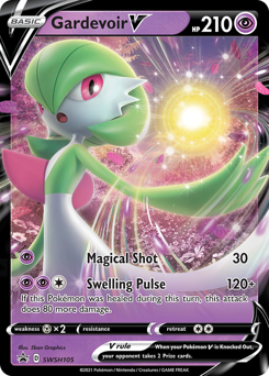 Gardevoir V - SWSH Black Star Promos - #SWSH105 - Pokemon TCG card