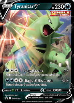 Tyranitar V - SWSH Black Star Promos - #SWSH109 - Pokemon TCG card