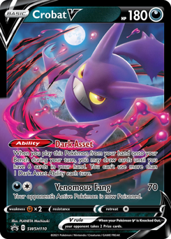 Crobat V #SWSH110 Crobat V - SWSH Black Star Promos - #SWSH110 - Pokemon TCG card