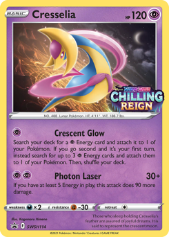 Cresselia #SWSH114 Cresselia - SWSH Black Star Promos - #SWSH114 - Pokemon TCG card