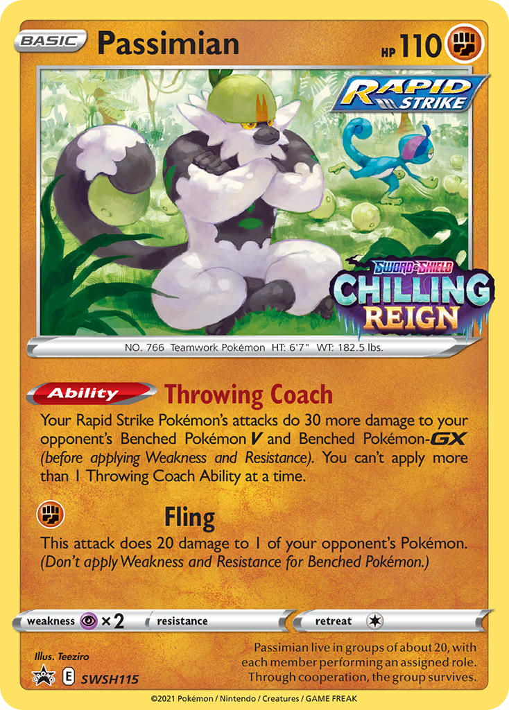 Passimian - SWSH Black Star Promos - #SWSH115 - Pokemon TCG card