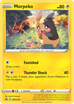 Morpeko - SWSH Black Star Promos - #SWSH116 - Pokemon TCG card