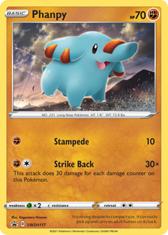 Phanpy - SWSH Black Star Promos - #SWSH117 - Pokemon TCG card