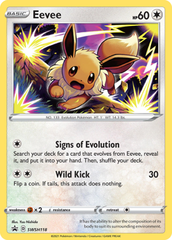 Eevee - SWSH Black Star Promos - #SWSH118 - Pokemon TCG card