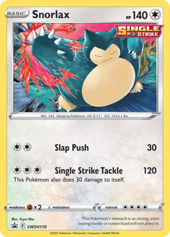 Snorlax - SWSH Black Star Promos - #SWSH119 - Pokemon TCG card