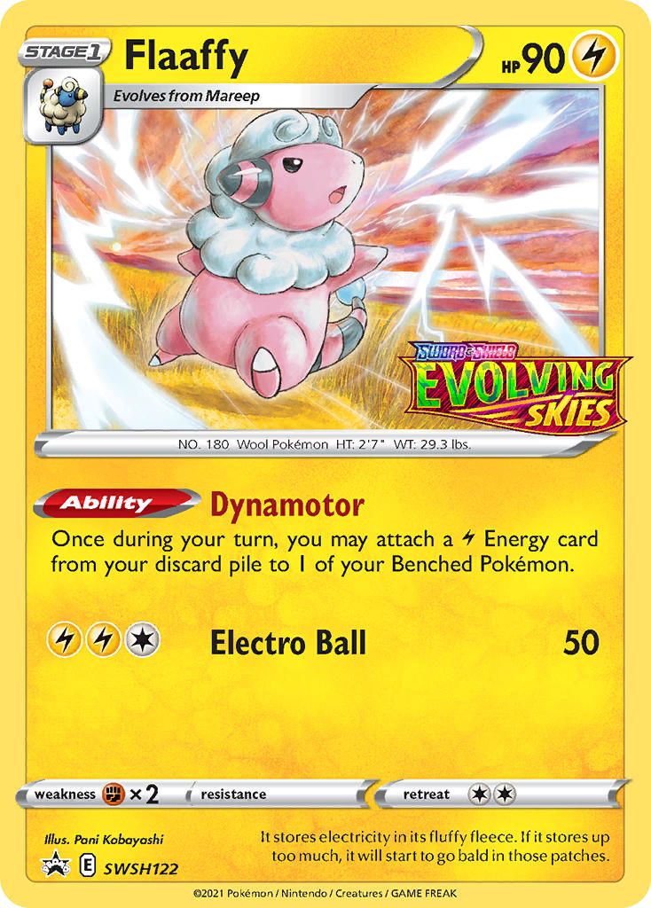 Flaaffy - SWSH Black Star Promos - #SWSH122 - Pokemon TCG card