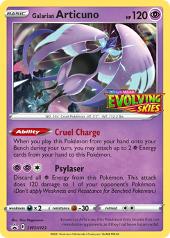 Galarian Articuno - SWSH Black Star Promos - #SWSH123 - Pokemon TCG card