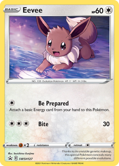 Eevee - SWSH Black Star Promos - #SWSH127 - Pokemon TCG card