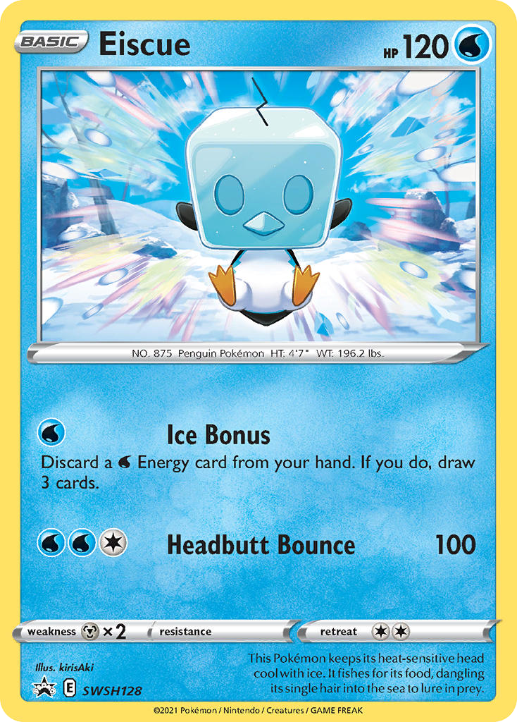 Eiscue - SWSH Black Star Promos - #SWSH128 - Pokemon TCG card