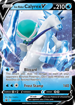Ice Rider Calyrex V - SWSH Black Star Promos - #SWSH130 - Pokemon TCG card