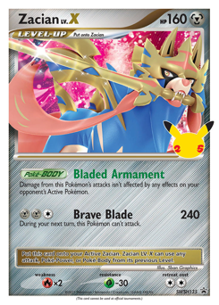Zacian LV.X #SWSH135 Zacian LV.X - SWSH Black Star Promos - #SWSH135 - Pokemon TCG card