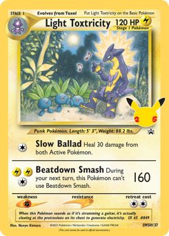 Light Toxtricity #SWSH137 Light Toxtricity - SWSH Black Star Promos - #SWSH137 - Pokemon TCG card