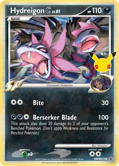 Hydreigon C #SWSH138 Hydreigon C - SWSH Black Star Promos - #SWSH138 - Pokemon TCG card