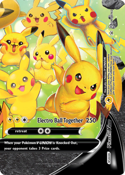 Pikachu V-UNION #SWSH142 Pikachu V-UNION - SWSH Black Star Promos - #SWSH142 - Pokemon TCG card