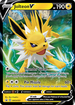 Jolteon V - SWSH Black Star Promos - #SWSH151 - Pokemon TCG card