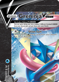 Greninja V-UNION #SWSH155 Greninja V-UNION - SWSH Black Star Promos - #SWSH155 - Pokemon TCG card