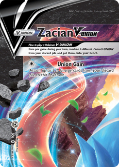 Zacian V-UNION - SWSH Black Star Promos - #SWSH163 - Pokemon TCG card