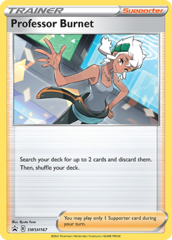 Professor Burnet - SWSH Black Star Promos - #SWSH167 - Pokemon TCG card
