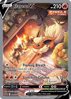 Flareon V #SWSH179 Flareon V - SWSH Black Star Promos - #SWSH179 - Pokemon TCG card
