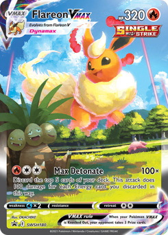 Flareon VMAX #SWSH180 Flareon VMAX - SWSH Black Star Promos - #SWSH180 - Pokemon TCG card