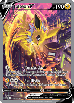 Jolteon V - SWSH Black Star Promos - #SWSH183 - Pokemon TCG card