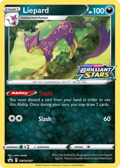 Liepard - SWSH Black Star Promos - #SWSH187 - Pokemon TCG card