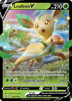 Leafeon V #SWSH194 Leafeon V - SWSH Black Star Promos - #SWSH194 - Pokemon TCG card