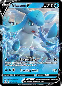 Glaceon V - SWSH Black Star Promos - #SWSH196 - Pokemon TCG card