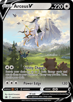 Arceus V #SWSH204 Arceus V - SWSH Black Star Promos - #SWSH204 - Pokemon TCG card
